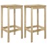 Set de bar de jardín 3 piezas madera de pino