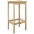 Set de bar de jardín 3 piezas madera de pino