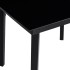 Juego de comedor de jardín 5 piezas ratán PVC