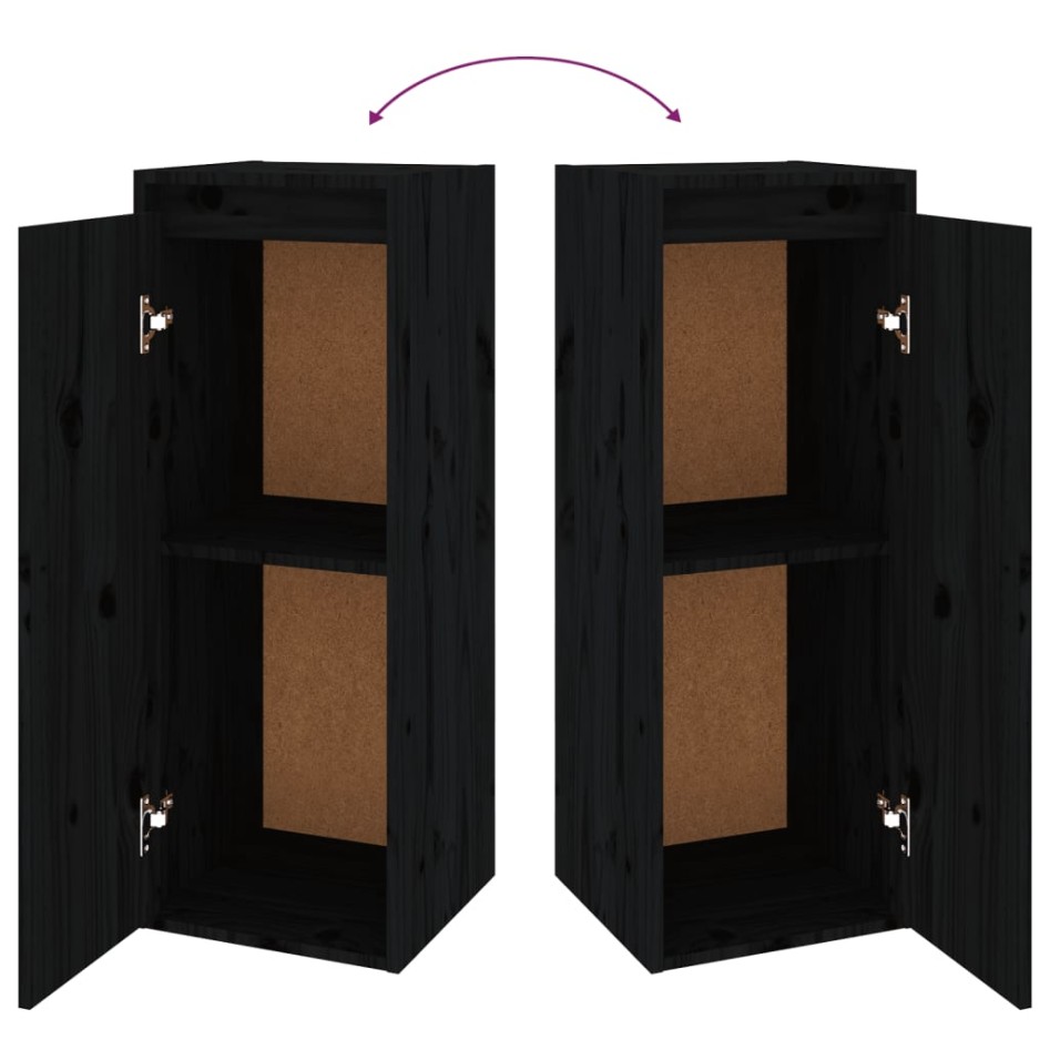 Muebles para TV 6 piezas madera maciza de pino