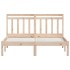 Estructura de cama madera maciza de pino 140x190