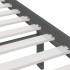 Estructura de cama madera maciza de pino gris 135x190