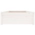 Estructura de cama con cajones blanco 90x200