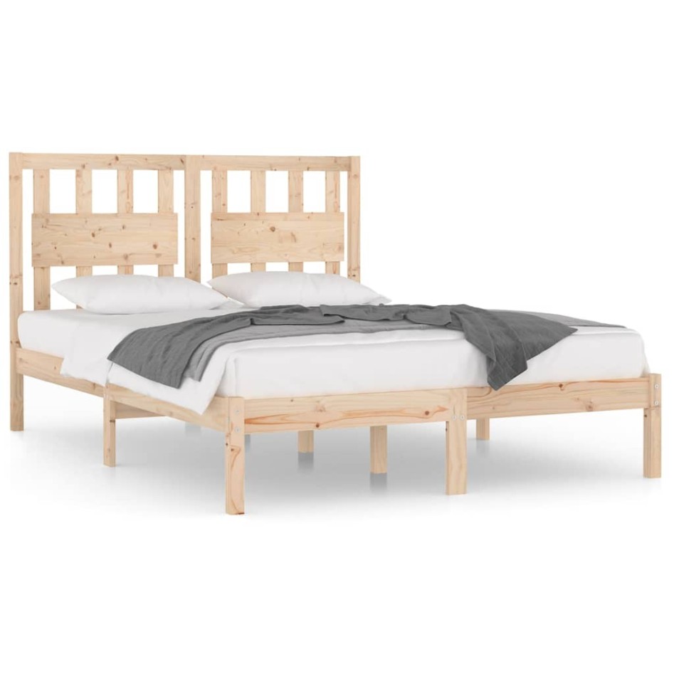 Estructura de cama madera maciza de pino 120x200