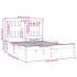 Estructura de cama madera maciza de pino 140x190