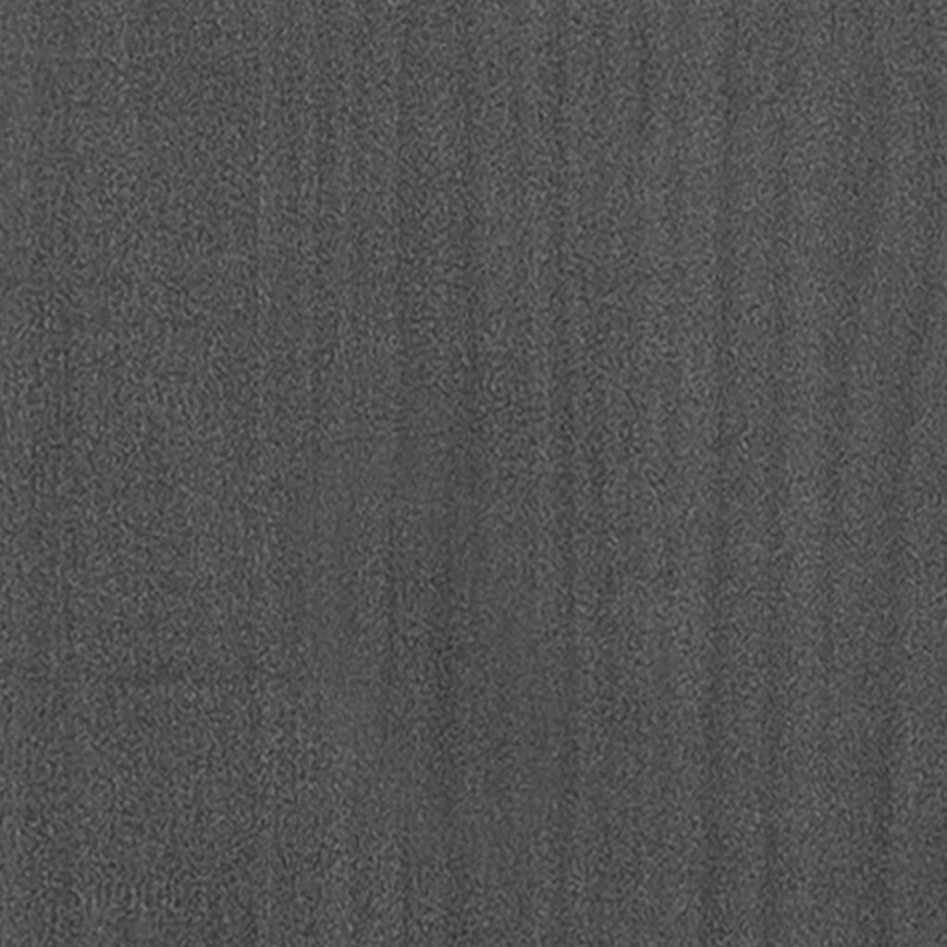 Estructura de cama madera maciza de pino gris 120x200