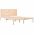 Estructura de cama madera maciza de pino 140x190