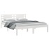 Estructura de cama madera maciza de pino blanco 120x200