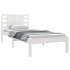 Estructura de cama madera maciza de pino blanco 100x200