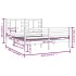 Estructura de cama de madera maciza de pino blanca 160x200