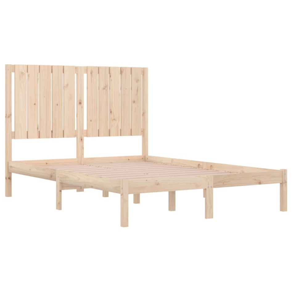 Estructura de cama madera maciza de pino 120x200
