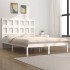 Estructura de cama madera maciza de pino blanca 120x200