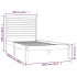 Estructura de cama madera maciza de pino blanco 100x200