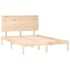 Estructura de cama madera maciza de pino 120x200