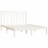 Estructura de cama madera maciza de pino blanca 120x200