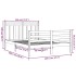 Estructura de cama madera maciza 140x200