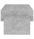 Mesa de centro de aglomerado gris 105x55x32 cm
