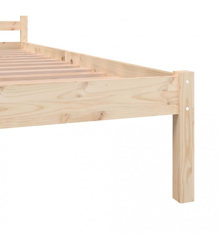 Cama Moderno Estructura de Cama para adulto madera maciza doble