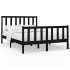 Estructura de cama madera maciza de pino negro 120x200