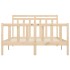 Estructura de cama madera maciza de pino 120x200