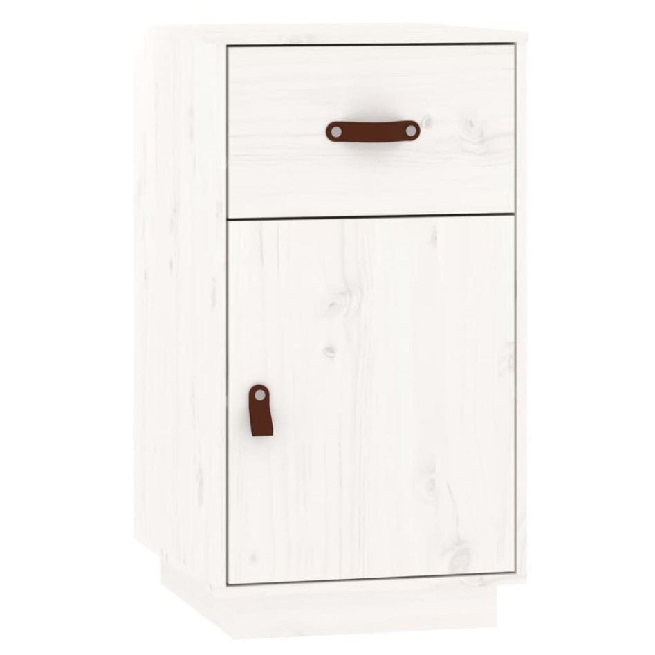 Juego de tocador con LED madera maciza de pino