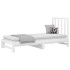 Sofá cama extraíble madera maciza de pino blanco 2x(90x200)