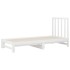 Sofá cama extraíble madera maciza de pino blanco 2x(90x200)