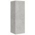 Set de muebles de TV 5 pzas madera contrachapada gris