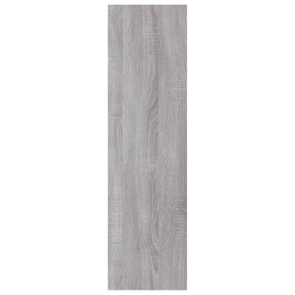 Set de muebles para TV 3 pzas madera contrachapada gris