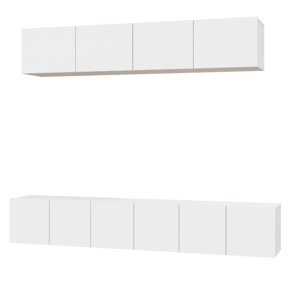 Set de muebles para TV 5 piezas madera contrachapada