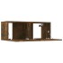 Set de muebles de TV 5 pzas madera contrachapada roble