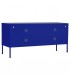 Mueble para TV de acero azul marino 105x35x50 cm