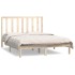 Estructura de cama madera maciza de pino 135x190