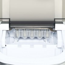 Máquina para hacer cubitos de hielo 2,4 L 15 kg / 24 h negro