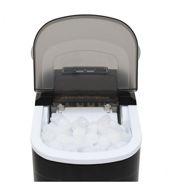 Máquina para hacer cubitos de hielo 2,4 L 15 kg / 24 h negro