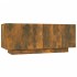 Set de muebles TV con LEDS 3 pzas contrachapada roble