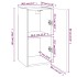 Muebles para TV 7 uds contrachapado roble ahumado 30,5x30x60