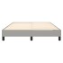 Estructura de cama box spring tela gris claro 140x190