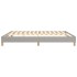 Estructura de cama box spring tela gris claro 180x200