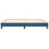 Estructura de cama box spring terciopelo azul oscuro 200x200