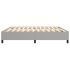 Estructura de cama box spring tela gris claro 200x200