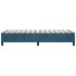 Estructura de cama box spring terciopelo azul oscuro 90x190