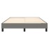 Estructura de cama box spring tela gris oscuro 140x200