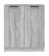 Aparador de madera contrachapada gris Sonoma 60x30x70 cm