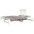 Sofá cama extraíble madera maciza de pino blanco 2x(90x190)