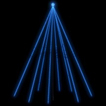 Luces árbol Navidad interior/exterior 1300 LED azul 8m