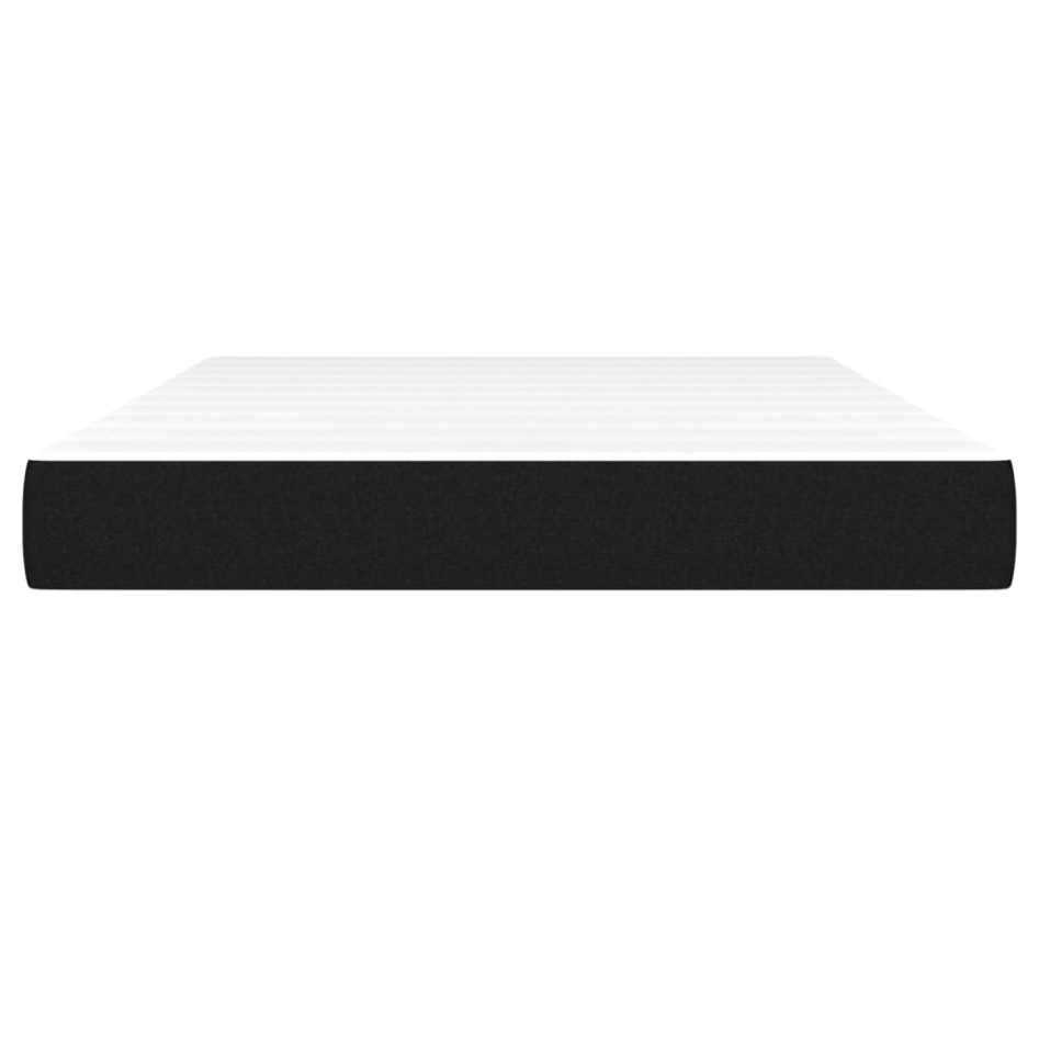 Colchón de muelles ensacados tela negro 140x200x20