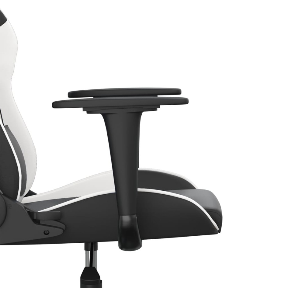 Silla gaming cuero sintético negro y