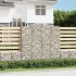 Cestas de gaviones 2 uds forma de arco hierro 200x30x200/220