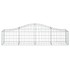 Cestas de gaviones 5 uds forma de arco hierro 200x50x40/60